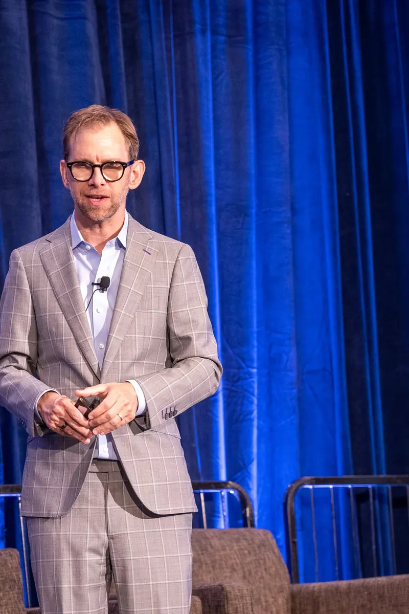 Michael Kutcher on stage