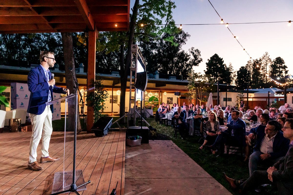An evening room, outdoors